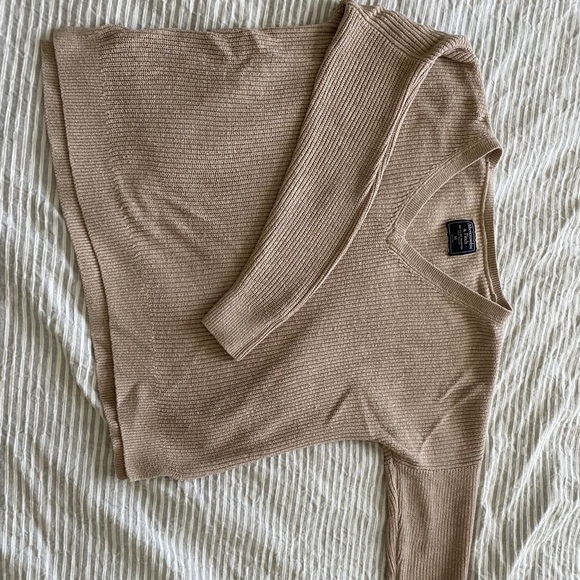 Beige Ribbed Sweater - Picture 2 of 2